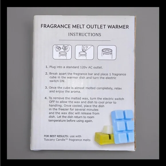 Tuscany Candle Ceramic Plug-In Fragrance Warmer & Night Light -Live Laugh Love - Picture 11 of 13